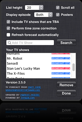 Interface Screenshot